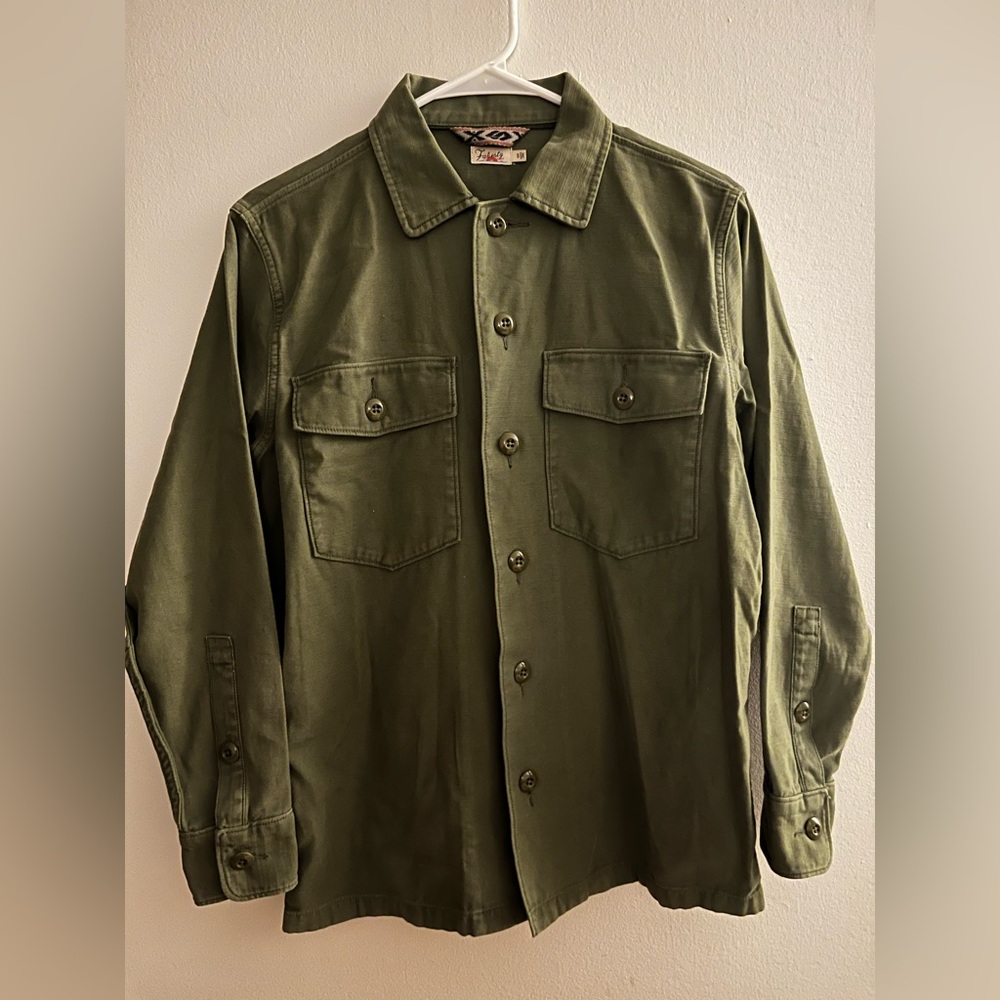 Faherty Savannah Shirt Women’s Small Dark Olive Green
